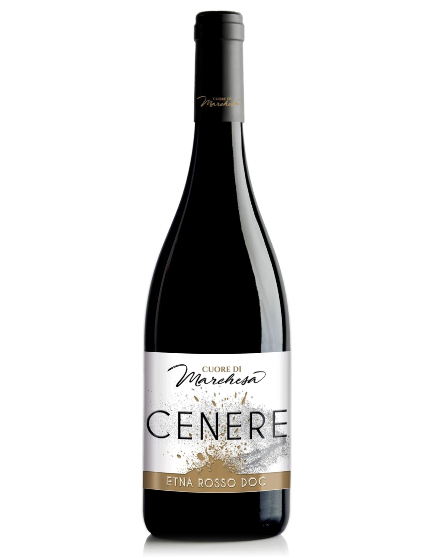 Cenere Etna rood